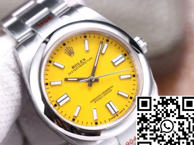 41MM Oyster M124300-0004 EW Yellow Rolex Dial Factory Perpetual 0501